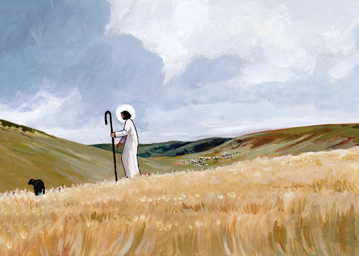 Leaving The Ninety and Nine for The One Large Wall Art Gallery Wrap