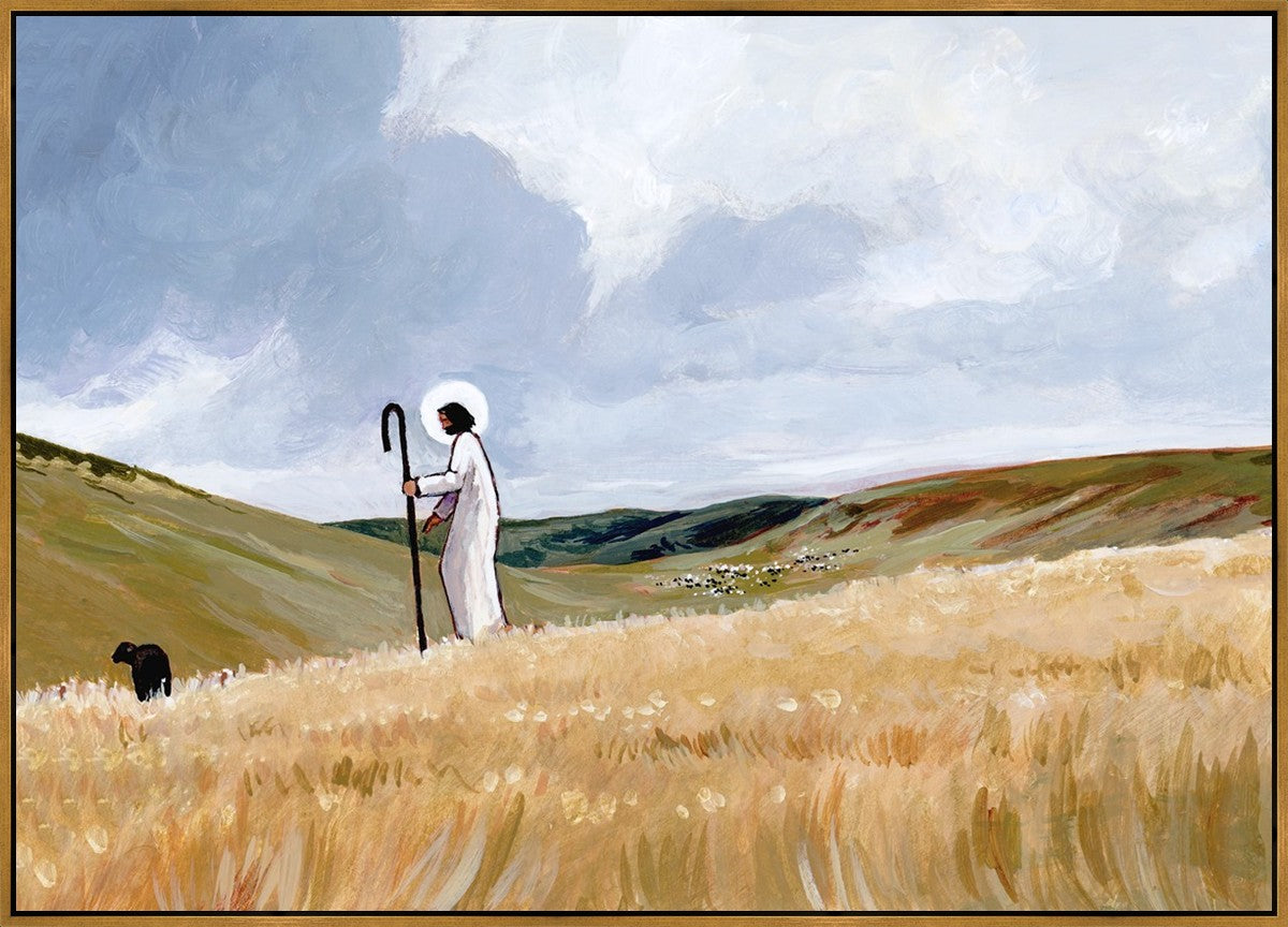 Leaving The Ninety and Nine for The One Large Wall Art Gallery Wrap