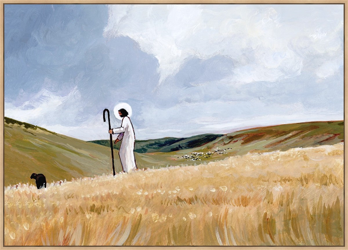 Leaving The Ninety and Nine for The One Large Wall Art Gallery Wrap