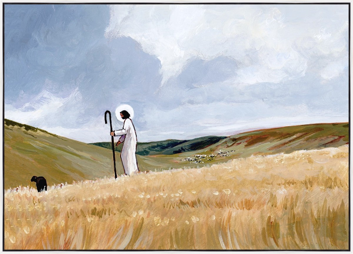 Leaving The Ninety and Nine for The One Large Wall Art Gallery Wrap