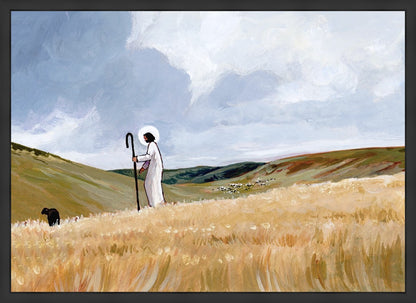 Leaving The Ninety and Nine for The One Large Wall Art