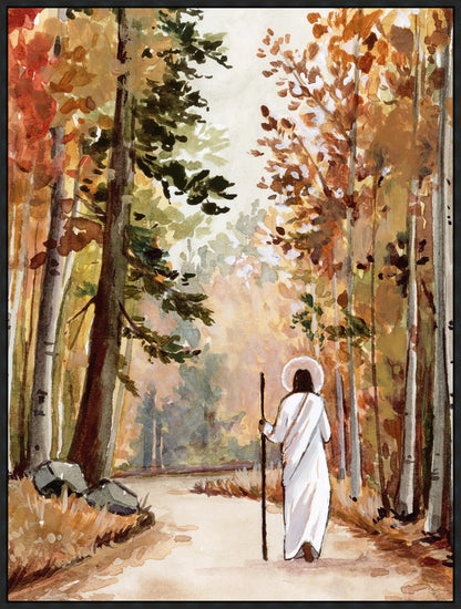 He is in Every Autumn Large Wall Art Gallery Wrap