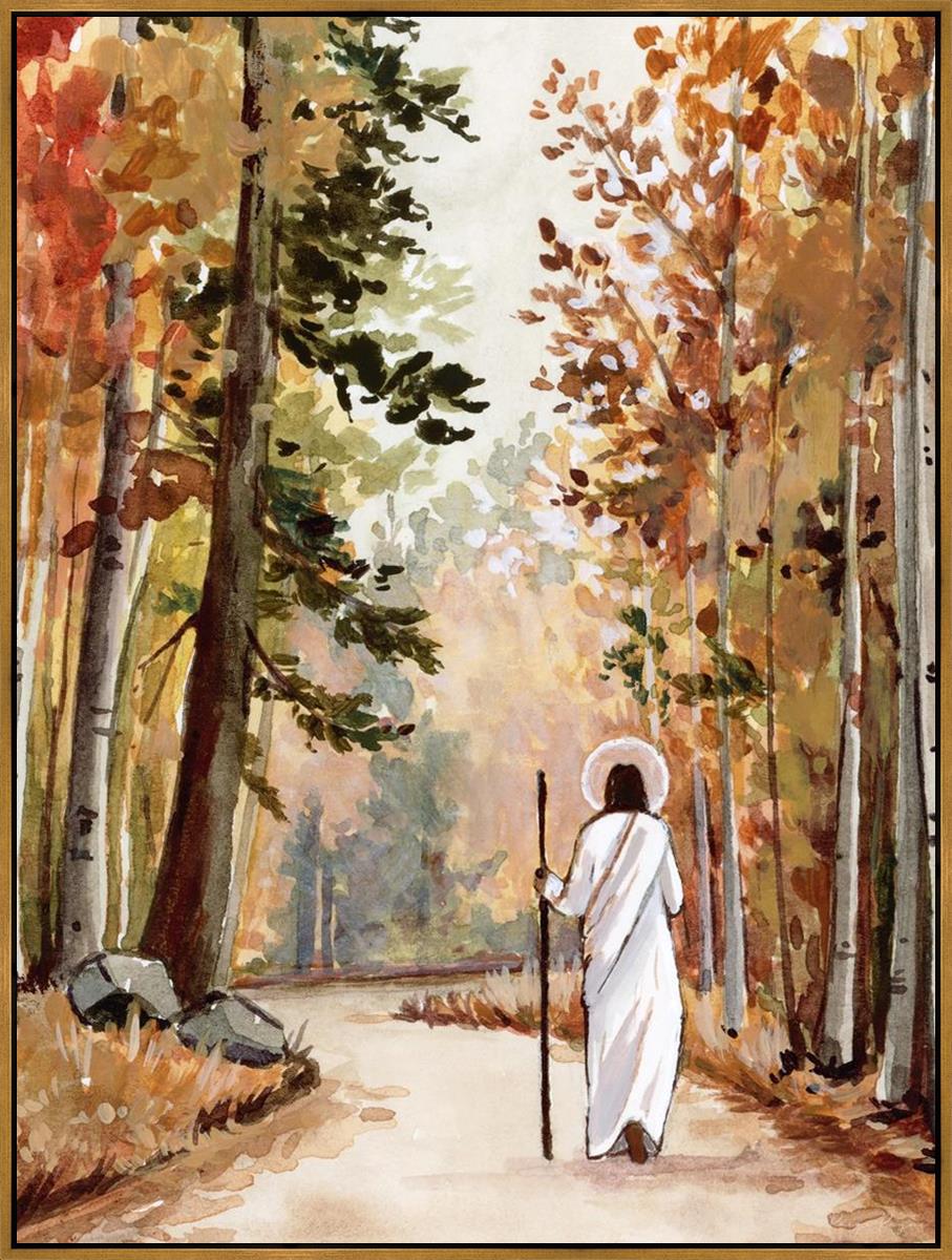 He is in Every Autumn Large Wall Art Gallery Wrap