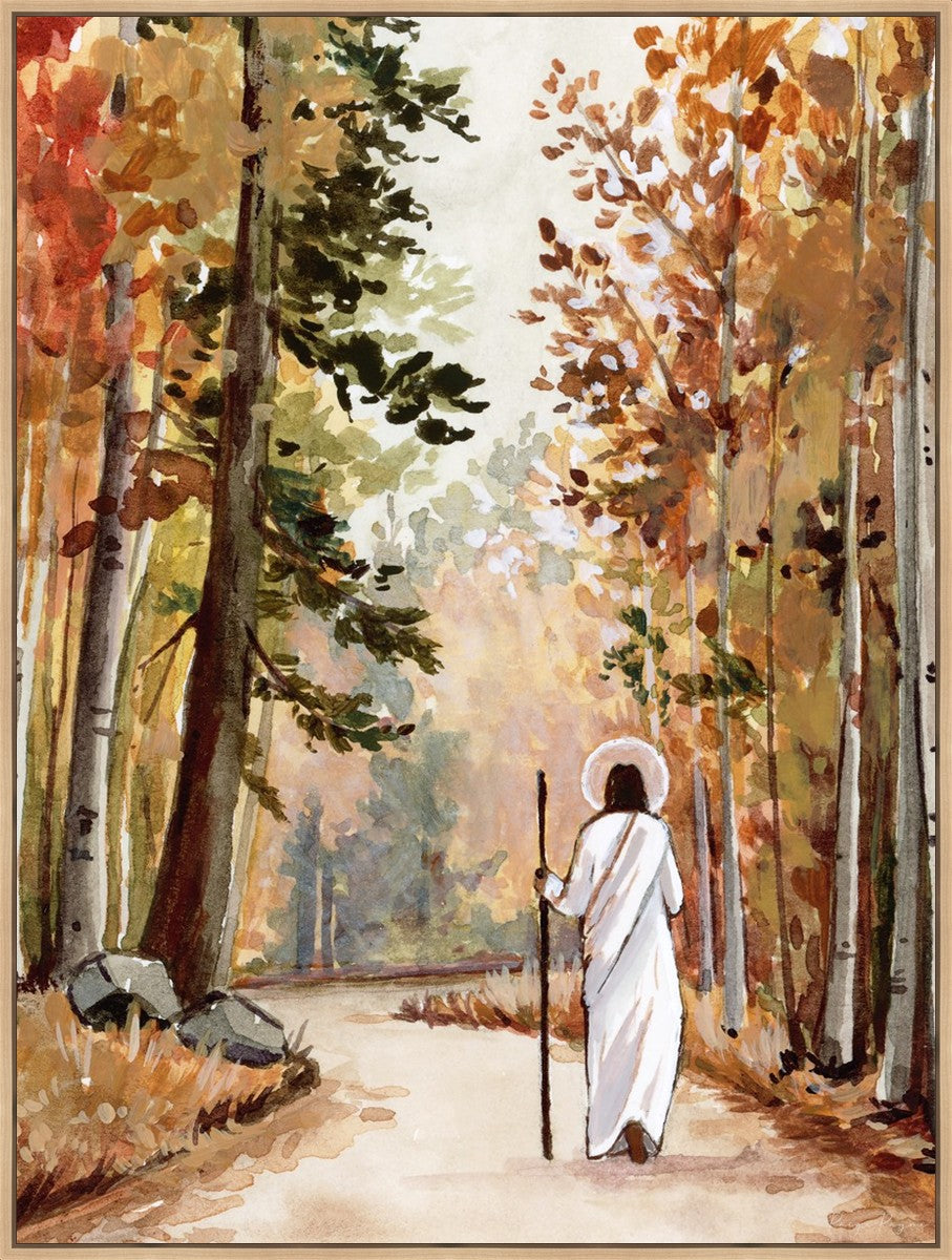 He is in Every Autumn Large Wall Art Gallery Wrap