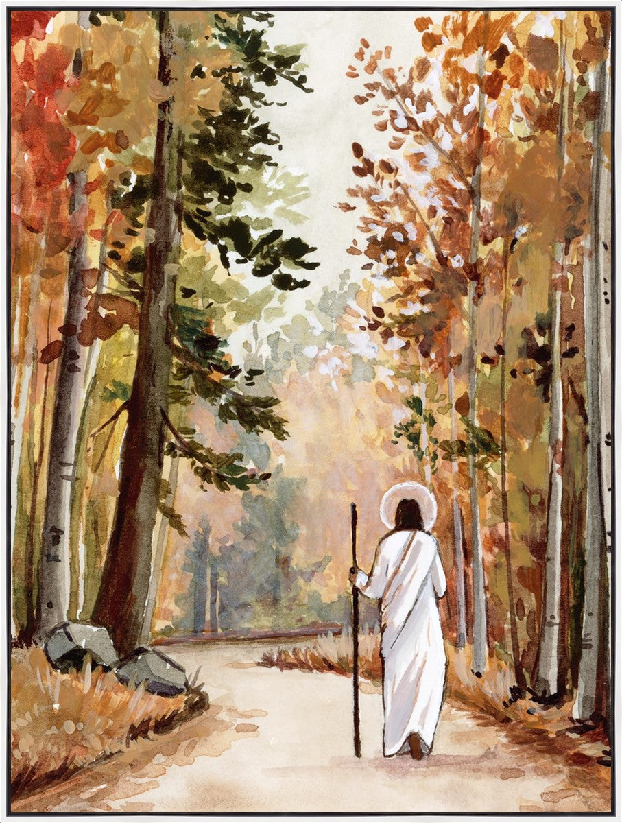 He is in Every Autumn Large Wall Art Gallery Wrap