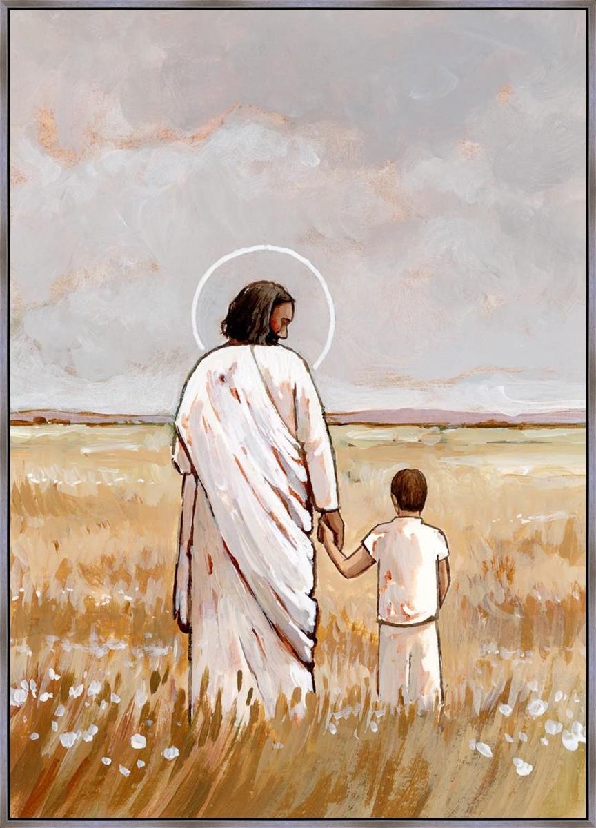 I'll Walk With You - Boy Large Wall Art Gallery Wrap
