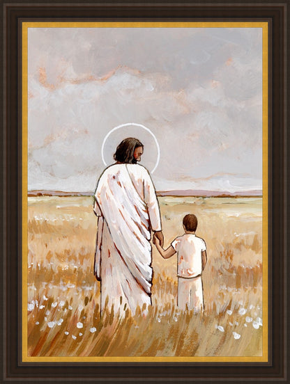 I'll Walk With You - Boy Large Wall Art