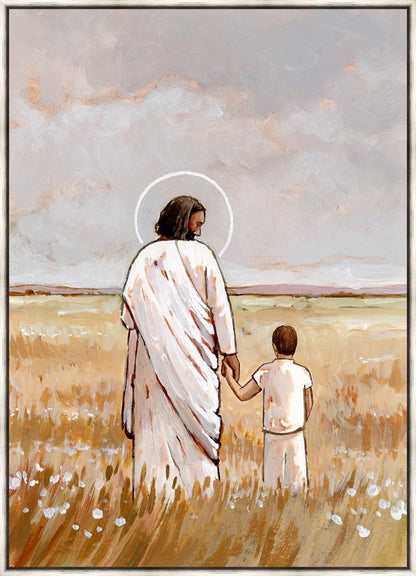 I'll Walk With You - Boy Large Wall Art