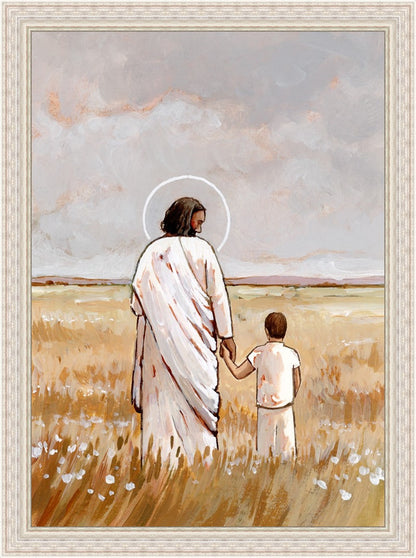 I'll Walk With You - Boy Large Wall Art