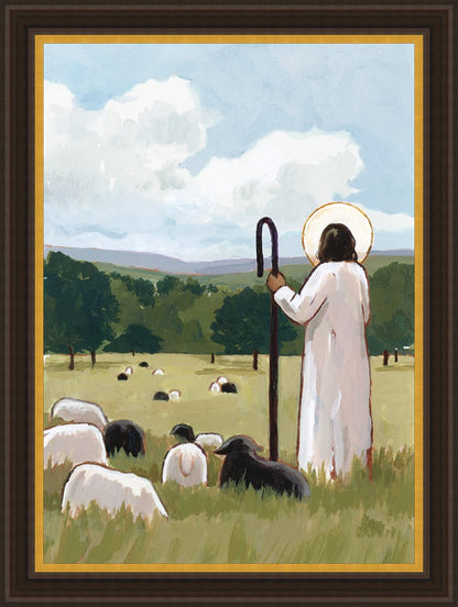 The Good Shepherd in Summer Large Wall Art