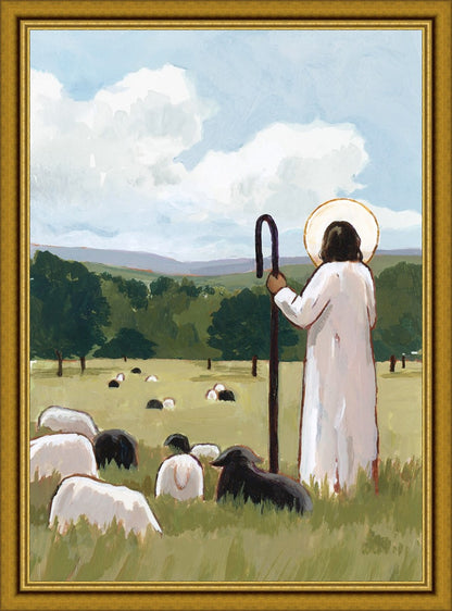 The Good Shepherd in Summer Large Wall Art