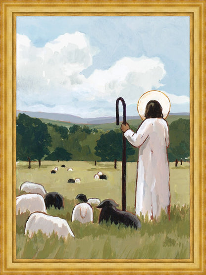 The Good Shepherd in Summer Large Wall Art