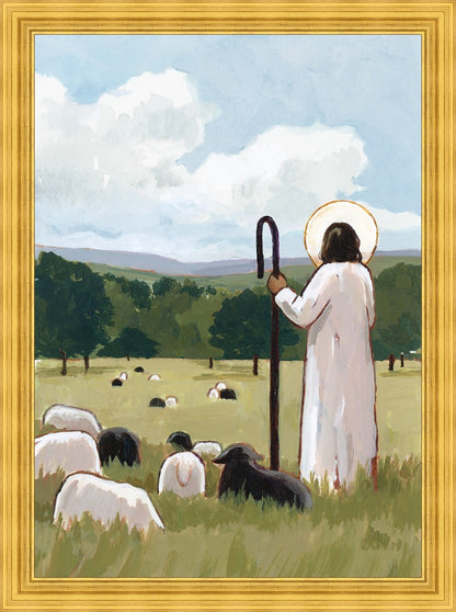 The Good Shepherd in Summer Large Wall Art