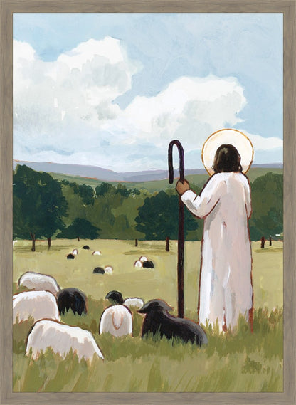 The Good Shepherd in Summer Large Wall Art