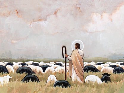 Our Steadfast Shepherd Large Wall Art Gallery Wrap