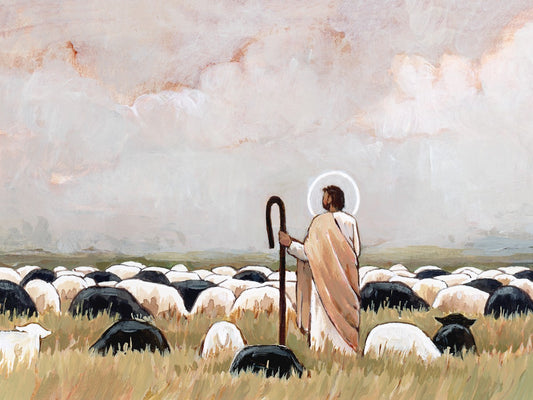 Our Steadfast Shepherd Large Wall Art Gallery Wrap