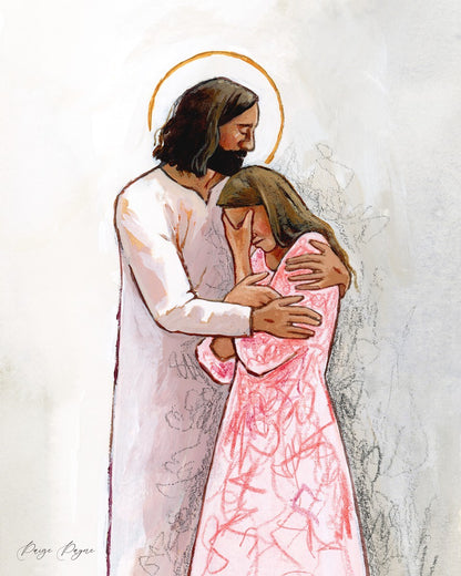 He Calms My Anxious Mind Gallery Wrap