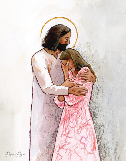 He Calms My Anxious Mind Gallery Wrap