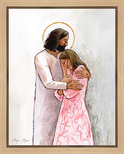 He Calms My Anxious Mind Gallery Wrap