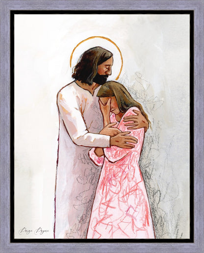 He Calms My Anxious Mind Gallery Wrap