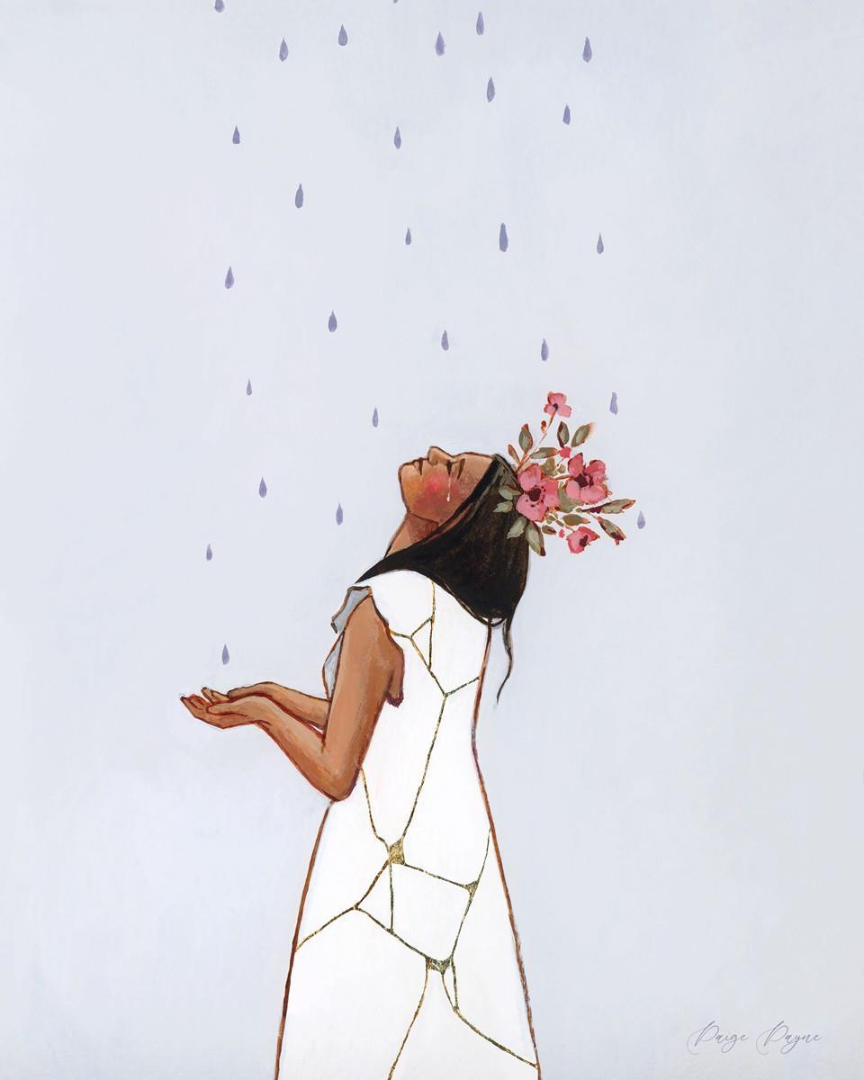 She Learned to Love The Rain Gallery Wrap