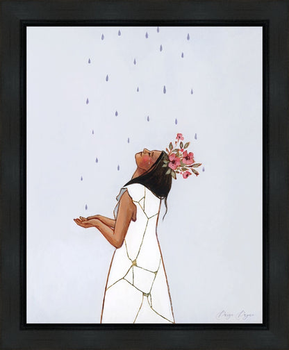She Learned to Love The Rain Gallery Wrap