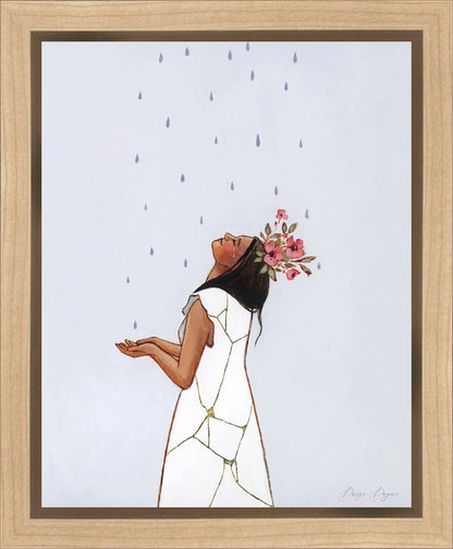 She Learned to Love The Rain Gallery Wrap