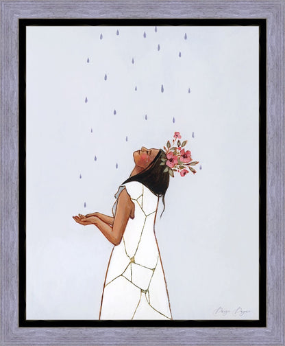 She Learned to Love The Rain Gallery Wrap