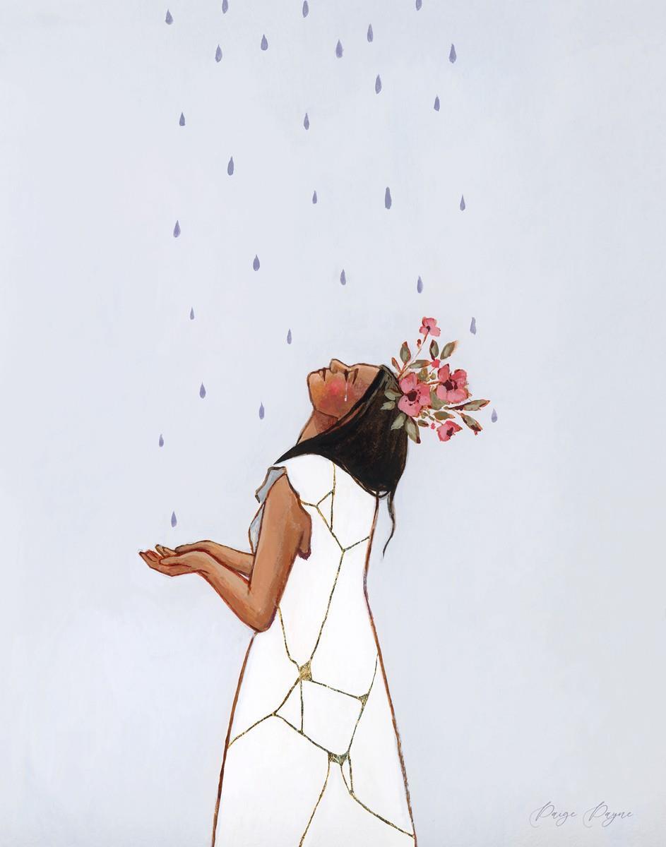 She Learned to Love The Rain Gallery Wrap
