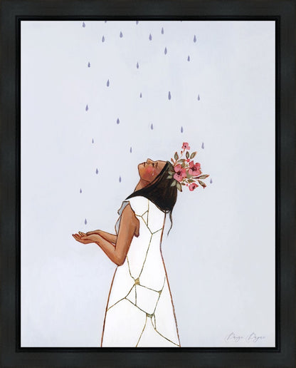 She Learned to Love The Rain Gallery Wrap