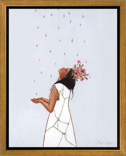 She Learned to Love The Rain Gallery Wrap