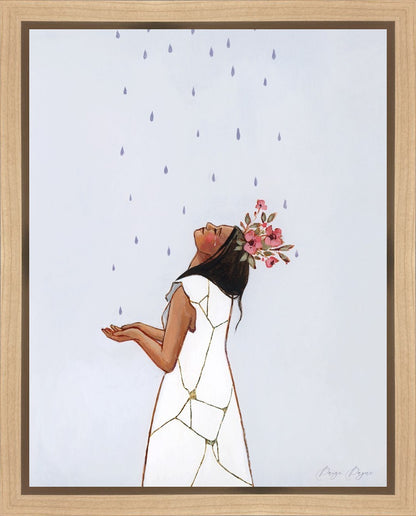 She Learned to Love The Rain Gallery Wrap