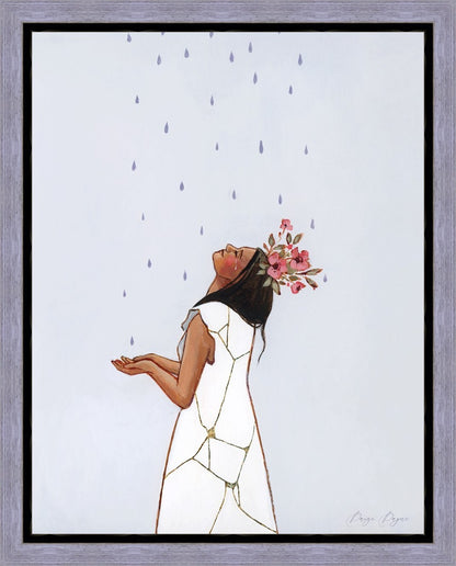 She Learned to Love The Rain Gallery Wrap