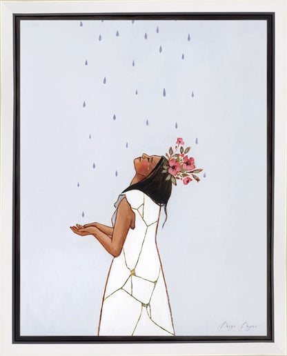 She Learned to Love The Rain Gallery Wrap