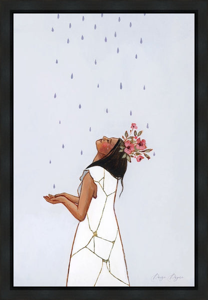 She Learned to Love The Rain Gallery Wrap