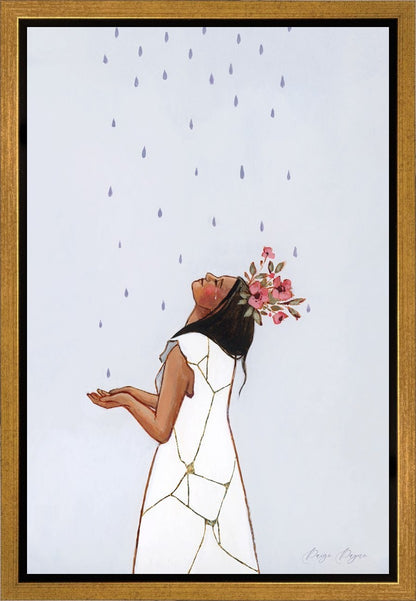 She Learned to Love The Rain Gallery Wrap