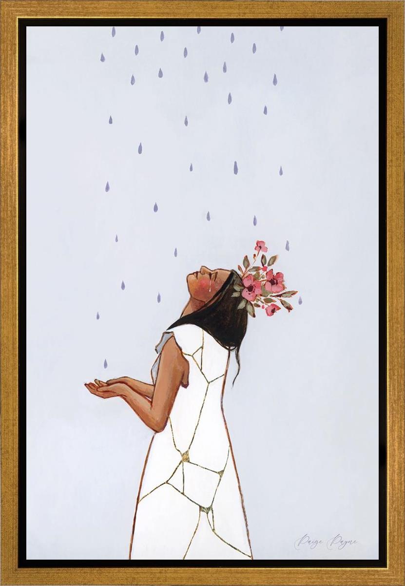 She Learned to Love The Rain Gallery Wrap