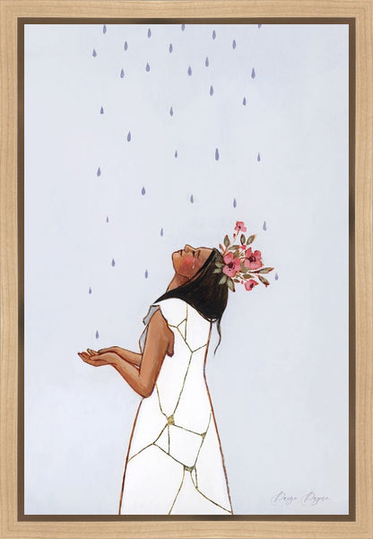 She Learned to Love The Rain Gallery Wrap