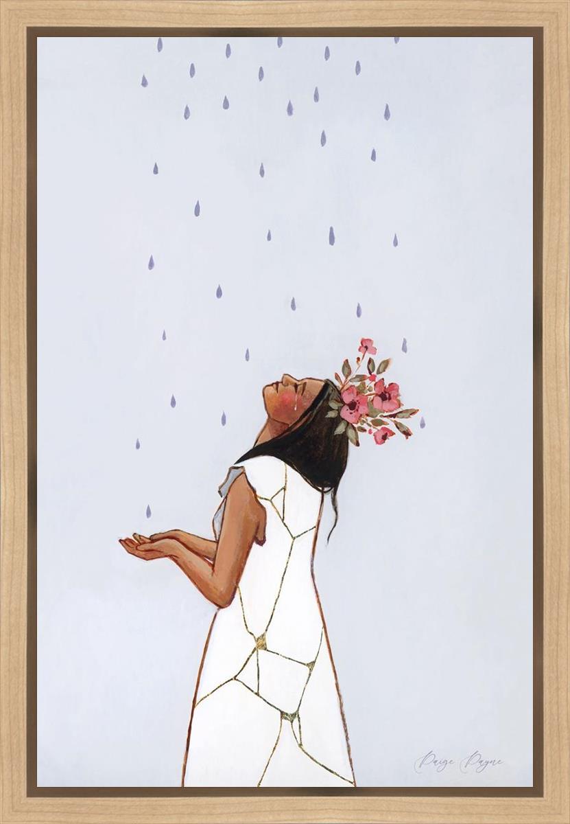 She Learned to Love The Rain Gallery Wrap