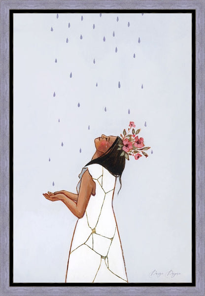 She Learned to Love The Rain Gallery Wrap