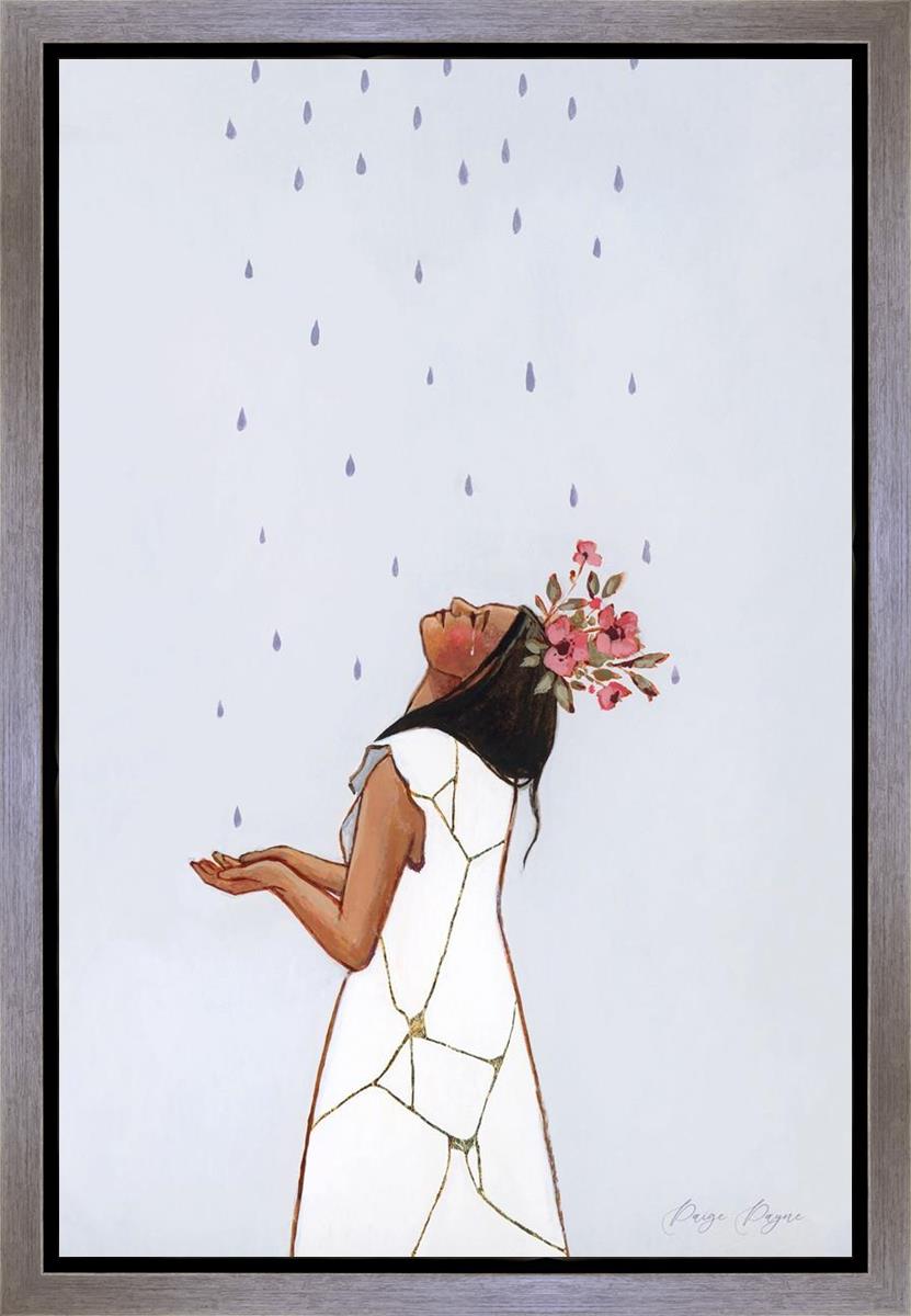 She Learned to Love The Rain Gallery Wrap