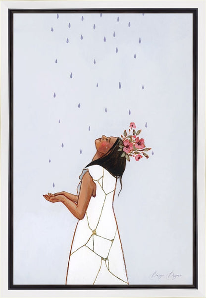 She Learned to Love The Rain Gallery Wrap