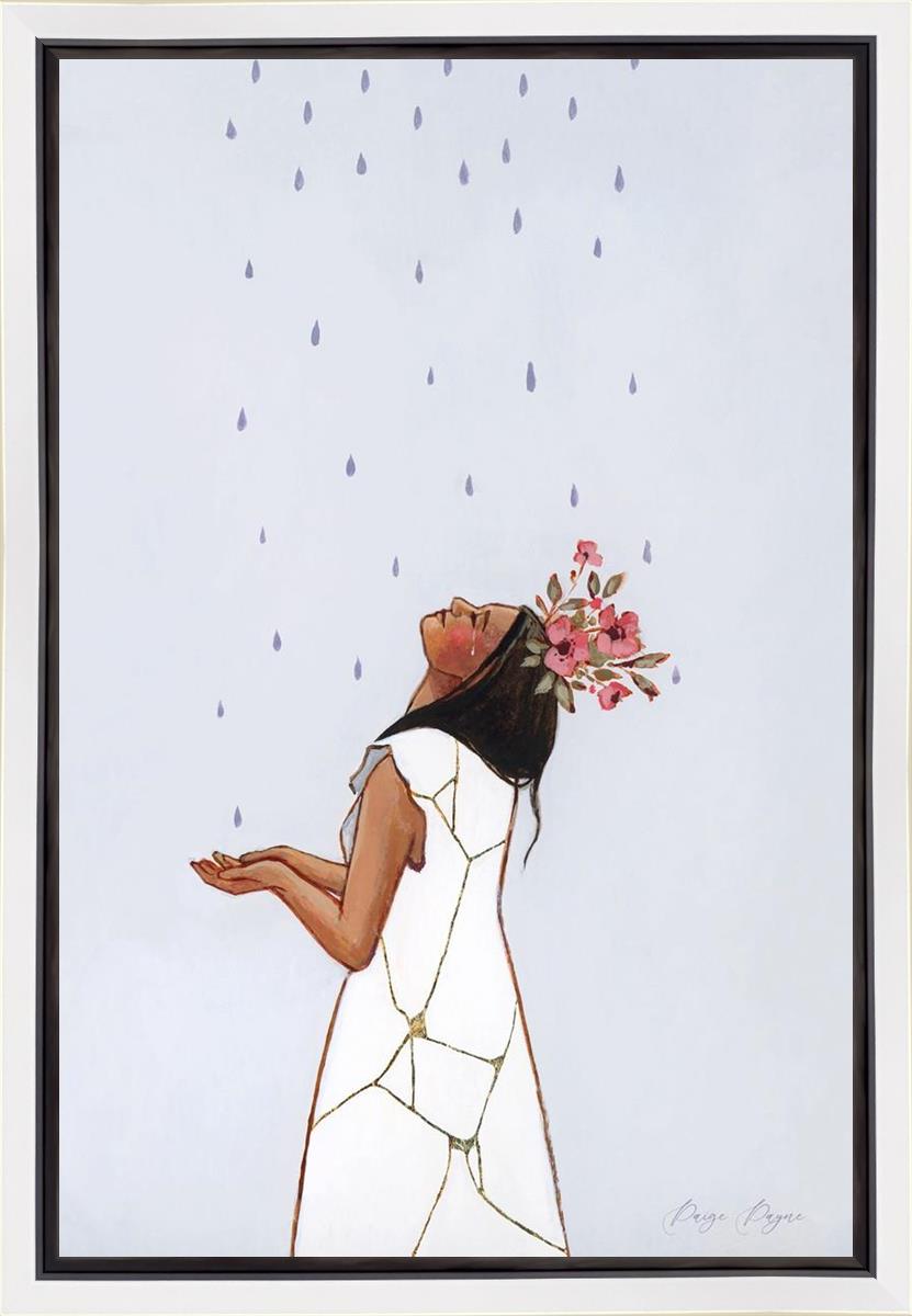 She Learned to Love The Rain Gallery Wrap