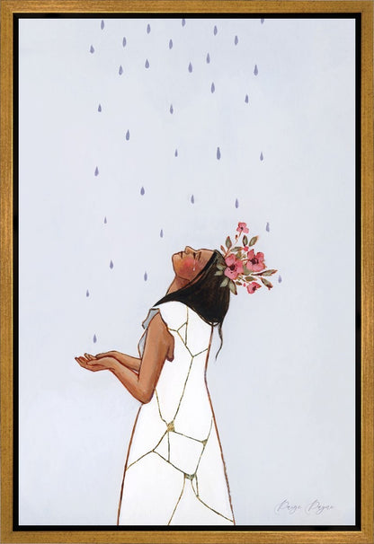 She Learned to Love The Rain Gallery Wrap