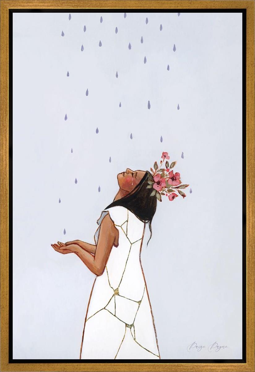 She Learned to Love The Rain Gallery Wrap