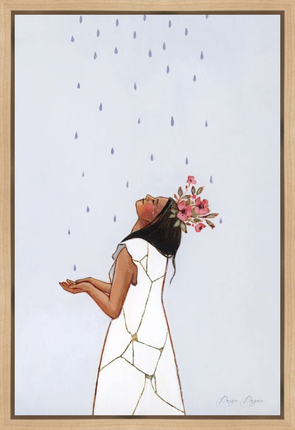 She Learned to Love The Rain Gallery Wrap