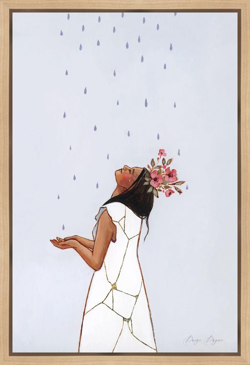 She Learned to Love The Rain Gallery Wrap