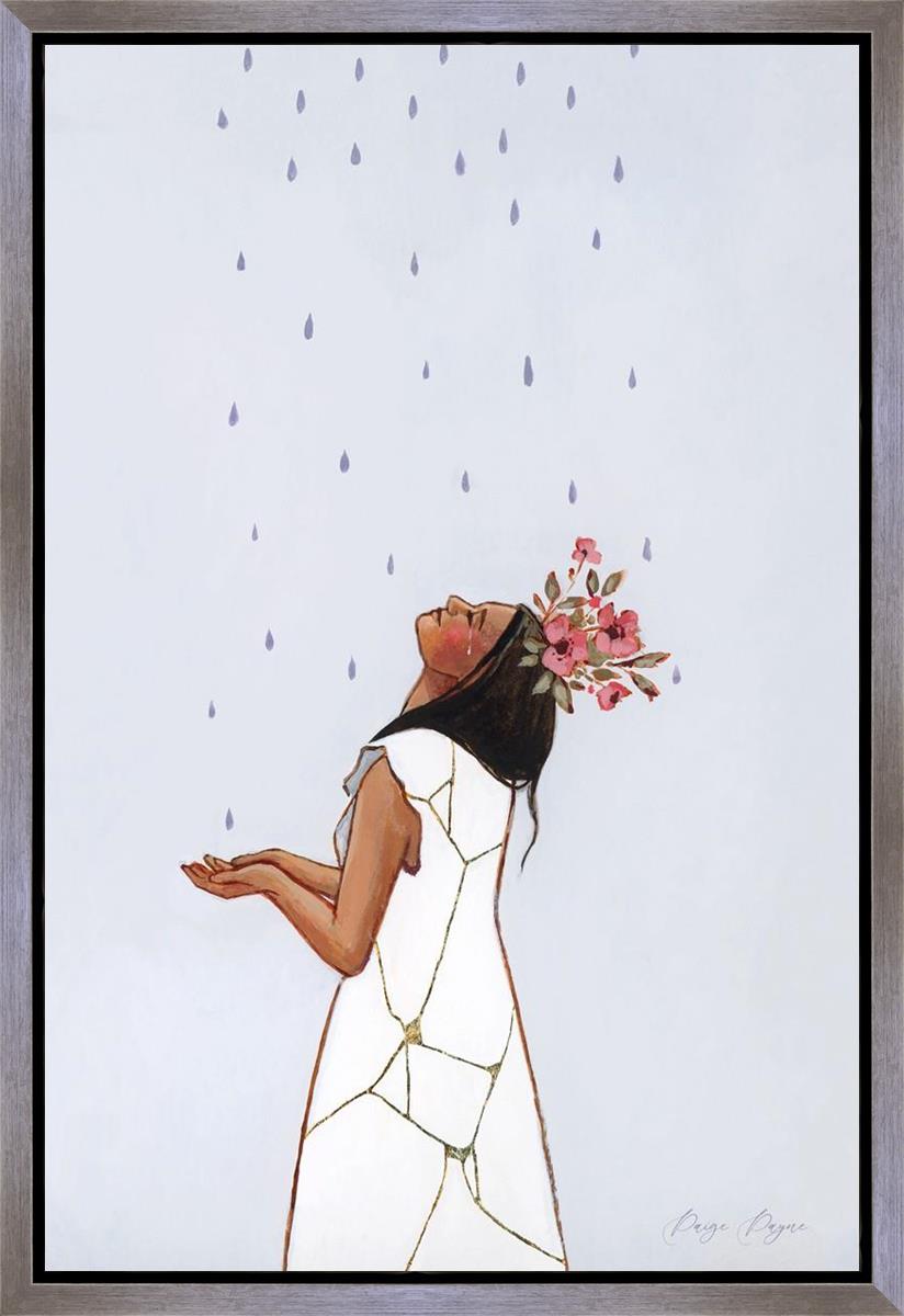 She Learned to Love The Rain Gallery Wrap