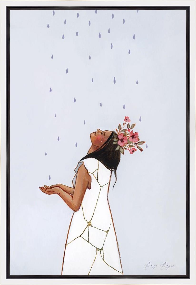 She Learned to Love The Rain Gallery Wrap