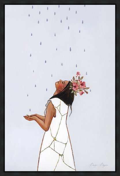 She Learned to Love The Rain Gallery Wrap